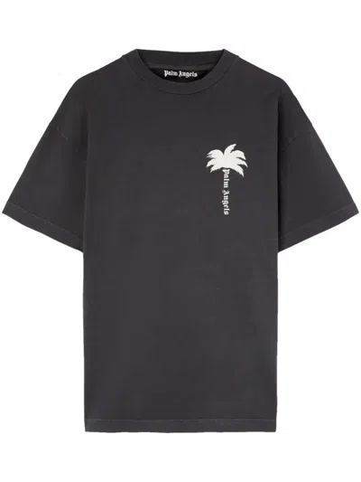 Palm Angels T-shirts And Polos In Grey