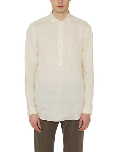 Paolo Pecora Shirts In Neutrals