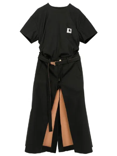 Sacai X Carhartt Wip Dresses In Black