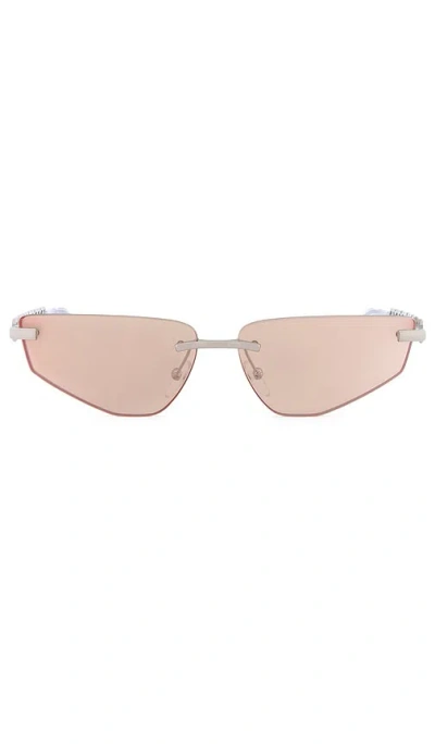 Dolce & Gabbana Oval Sunglasses In Iridescent