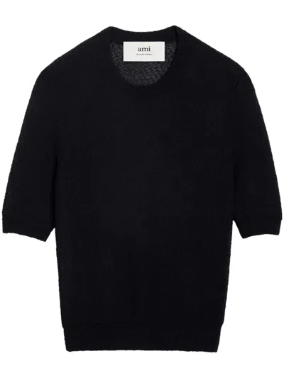 Ami Alexandre Mattiussi Ami T-shirts And Polos In Black