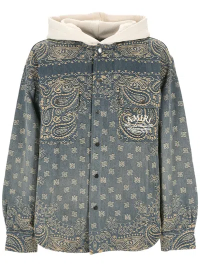 Amiri Jackets In Crafted Indigo