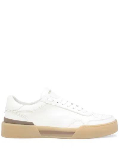 Dolce & Gabbana Palermo Low Trainers Shoes In White
