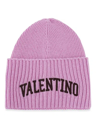 Valentino Garavani Hat Accessories In Purple