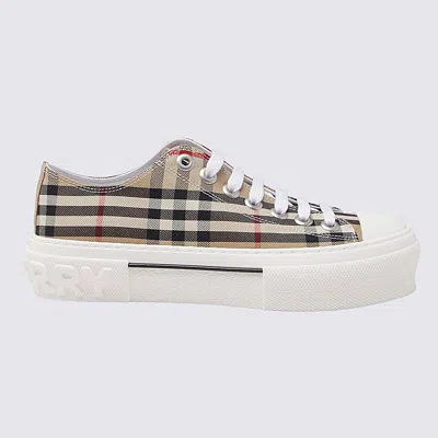Burberry Archive Beige Canvas Jack Sneakers