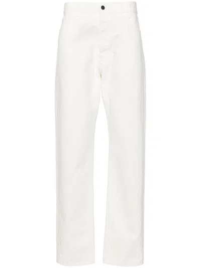 The Row Burt Tapered-leg Jeans In White