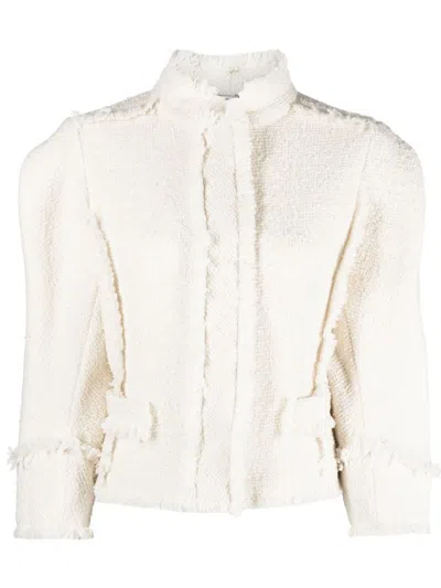 Alberta Ferretti Jackets In White