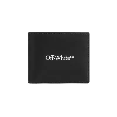 Off-white Bookish Logo Bi-fold Wallet In Black
