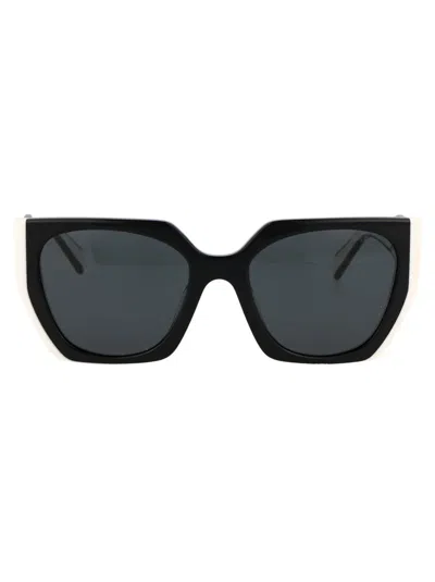 Prada Sunglasses In 09q5s0 Black/talc