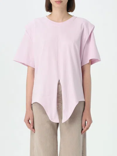 Isabel Marant Woman T-shirt Pink Size L Organic Cotton
