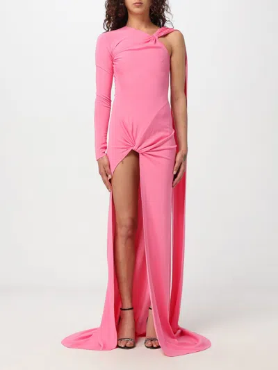 David Koma Asymmetric Dress In Pink