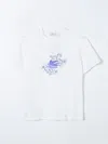Etro Kids' Pegaso-motif T-shirt In Ivory