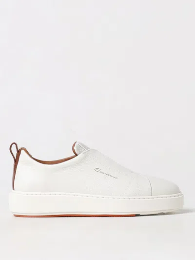 Santoni Sneaker In White