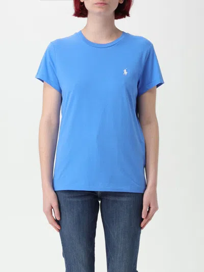 Polo Ralph Lauren T-shirt  Woman Color Blue 1 In Blue