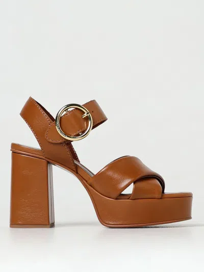 See By Chloé Wedge Shoes  Woman Color Brown
