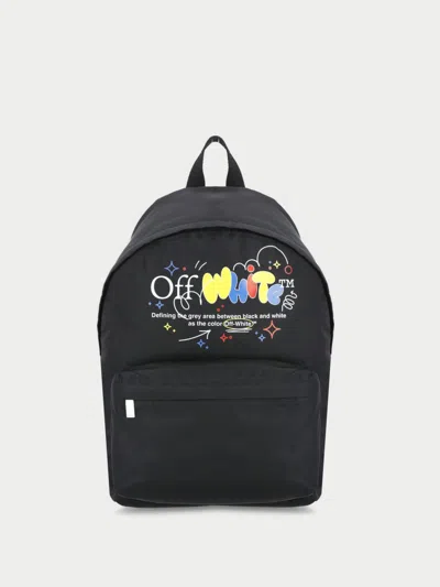 Off-white Kids Black Funny Backpack