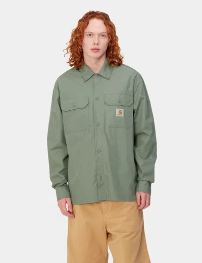 Carhartt Wip Short Sleeves Craft Shirt Clothing In Green