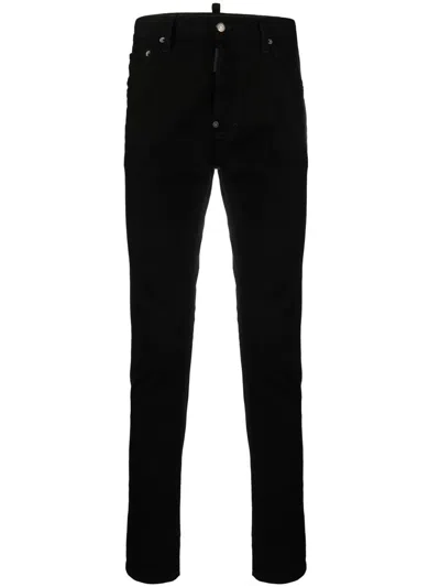 Dsquared2 Cool Guy Mid-rise Skinny Jeans In Black