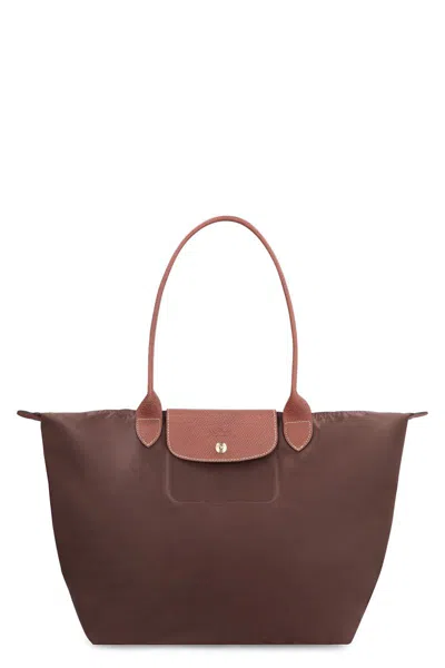 Longchamp Le Pliage Original L Tote Bag In Brown