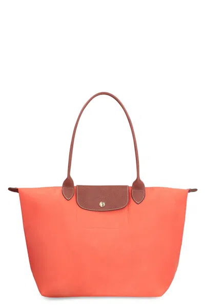 Longchamp Le Pliage Original L Tote Bag In Orange