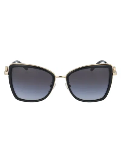 Michael Kors Sunglasses In 10148g Light Gold/black