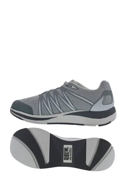 Drew Men's Player Sneaker Shoe - 6e/2x Wide Width In Grey Mesh Combo In Multi