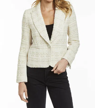 Drew Milo Jacket In Ivory In Multi