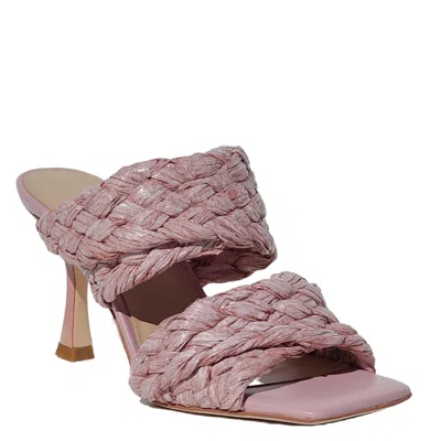 Silent D Women's Websta Rafia Sandals In Pink