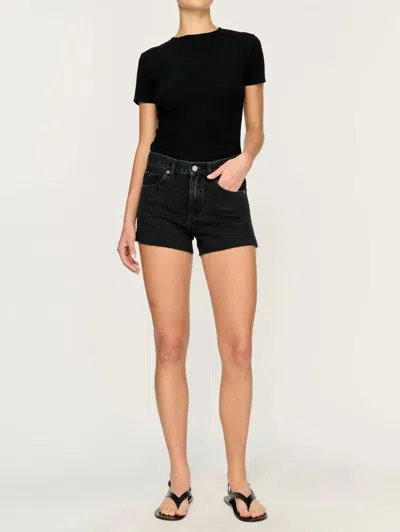 Dl1961 - Women's Zoie Short Relaxed 3.5" In Black Out