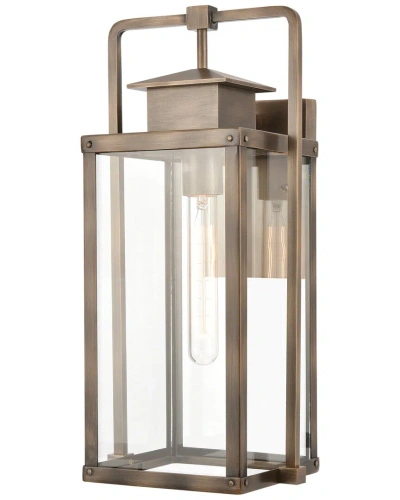 Artistic Home & Lighting Artistic Home Crested Butte 17'' High 1-light Outdoor Sconce In Gold