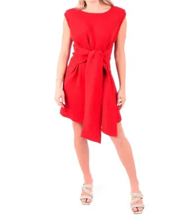 Emily Mccarthy Del Mar Dress In Cranberry In Pink