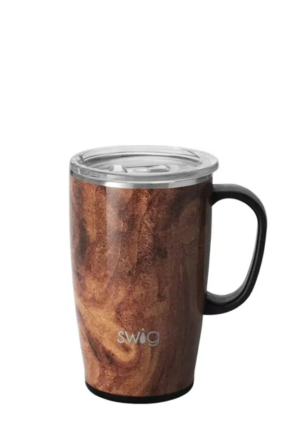 Swig Life 18oz Travel Mug In Walnut In Brown