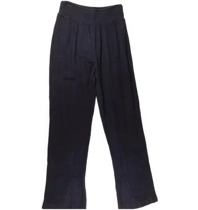 Anaak Imane Flare Slit Pants In Black