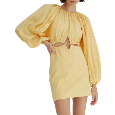Significant Other Arwyn Mini Dress In Sunflower In Yellow