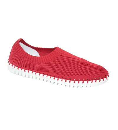 Eric Michael Women's Lucy Stretch Sneaker In Red