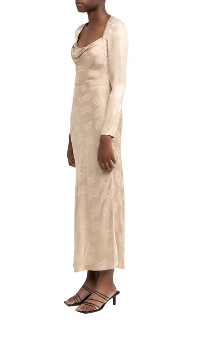 Significant Other Yves Dress In Fawn In Beige