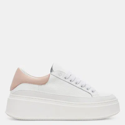 Dolce Vita Wyett Sneakers White Tan Leather