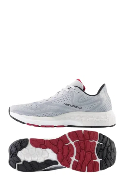 New Balance Men's Fresh Foam X 880v13 Running Shoes - Wide Width In Grey/red In Multi