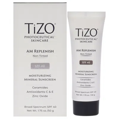 Tizo Photoceutical Am Replenish Spf 40 - Non-tinted By  For Unisex - 1.75 oz Sunscreen In White