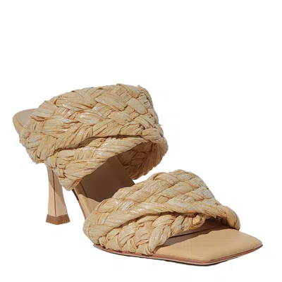 Silent D Women's Websta Rafia Sandals In Natural In White