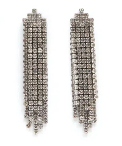 Clare V Layered Cupchain Statement Earring In Silver