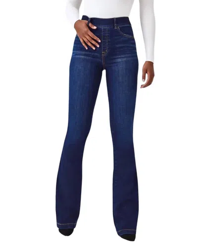 Spanx Flare Jean In Midnight Shade In Blue