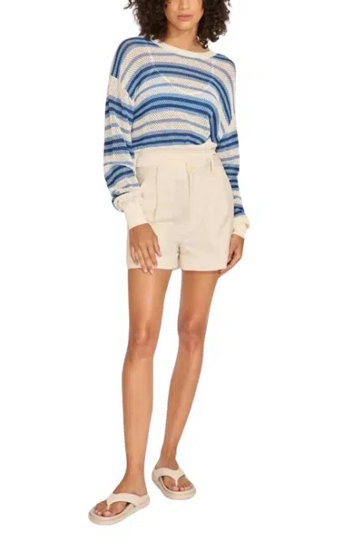 Solid & Striped Tobi Sweater In Marina Blue Stripe In Multi