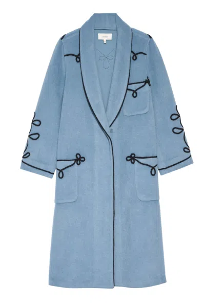 The Great Women's Western Stouche Coat In Blue