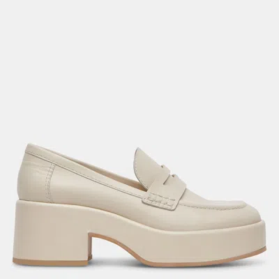 Dolce Vita Yanni Loafers Ivory Leather In Multi