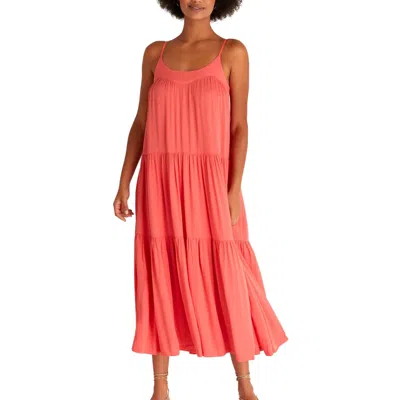 Z Supply Laila Maxi Dress In Coral In Pink