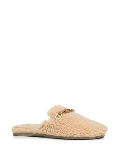 Rag & Bone Essex Faux Shearling Slides Shoes In Multi