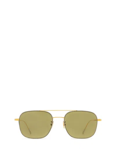 Cutler And Gross Cutler & Gross Sunglasses In Gold 24 Kt/rhodium