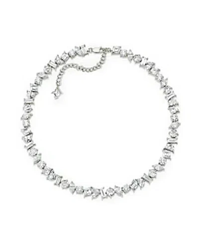Vrai Lab Grown Diamond Mixed Shaped Illuminate Choker Necklace In 14k White Gold, 35.75 Ct. T.w.