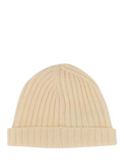 Jil Sander Beanie Hat In Ivory